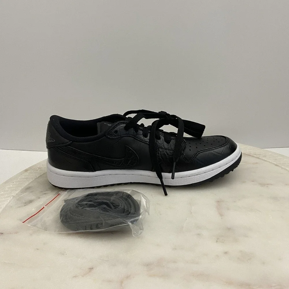 Nike Air Jordan 1 Low Golf Shoes Black Men's Size 4.5 NEW Women's 6